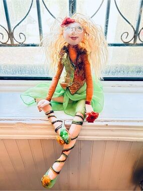 Vintage handmade Art doll